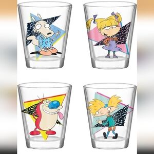 Nickelodeon Character Glass Set - Multicolor